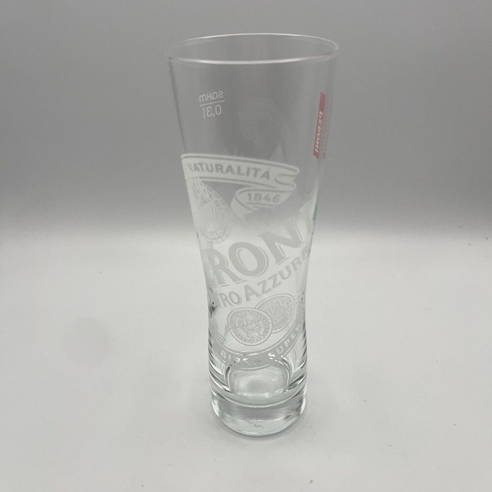 Peroni Nastro Azzurro Birra Superiore Italian Beer Glass 0.3 Liter